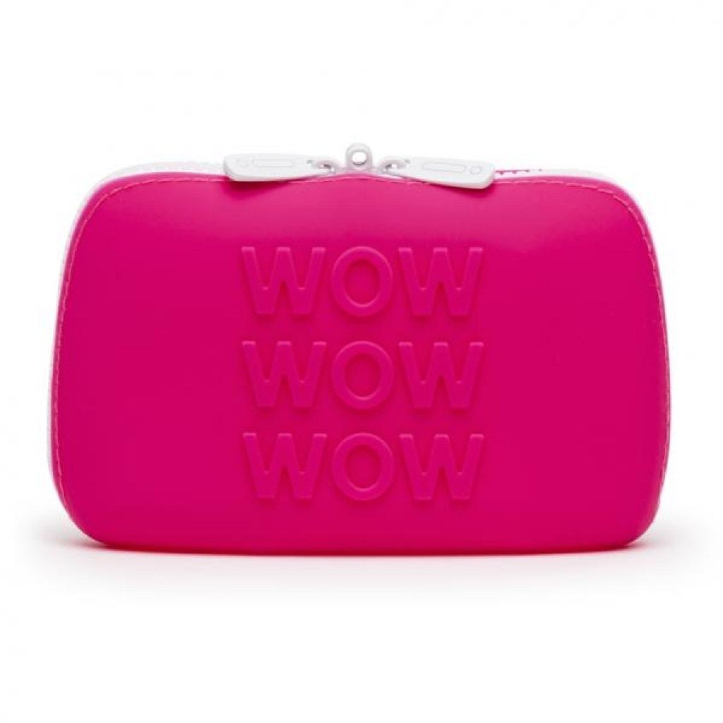 Happy Rabbit WOW Small Silicone Zip Storage Bag - Pink