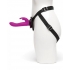 Happy Rabbit Vibrating Strap On Harness Set - Purple