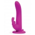 Happy Rabbit Vibrating Strap On Harness Set - Purple