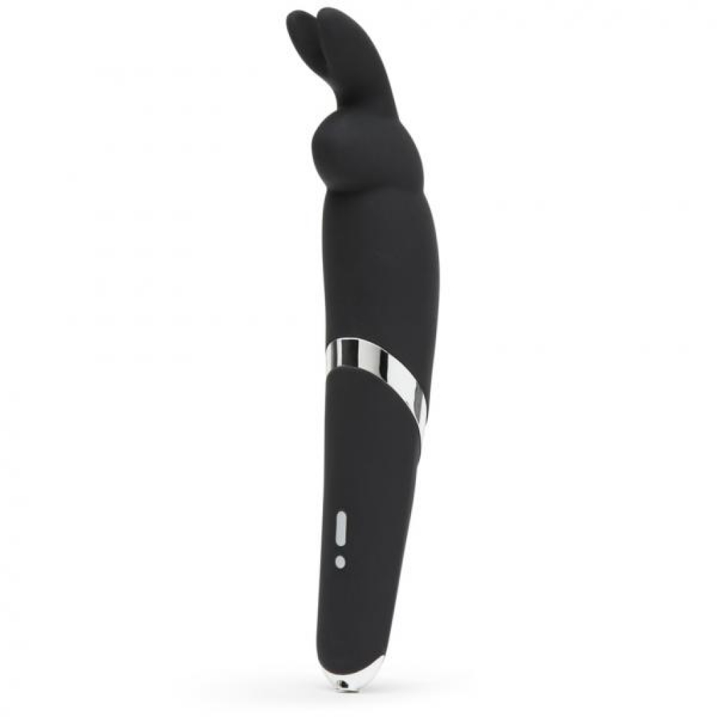 Happy Rabbit Wand Vibrator Black - Intense External Stimulation