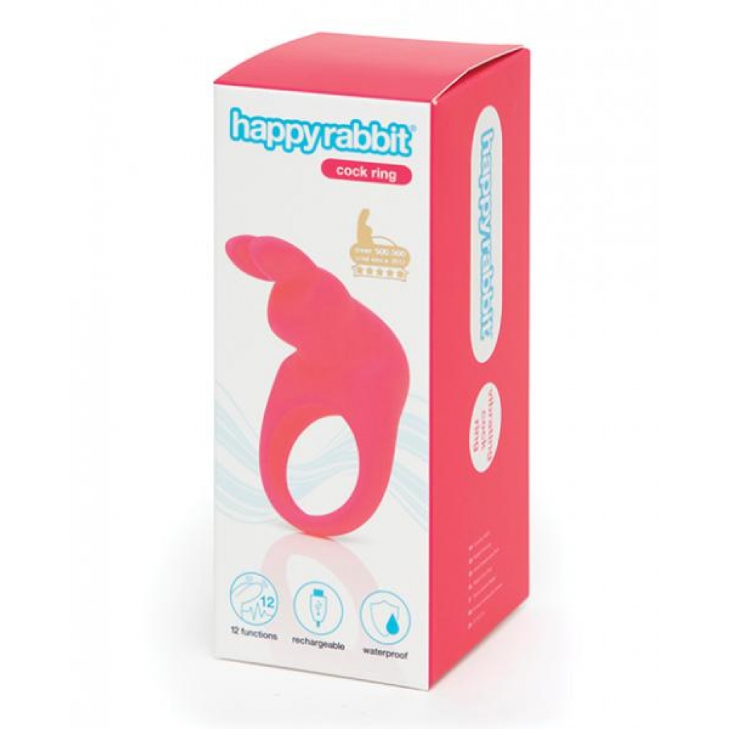 Happy Rabbit Rabbit Penis Ring - Pink