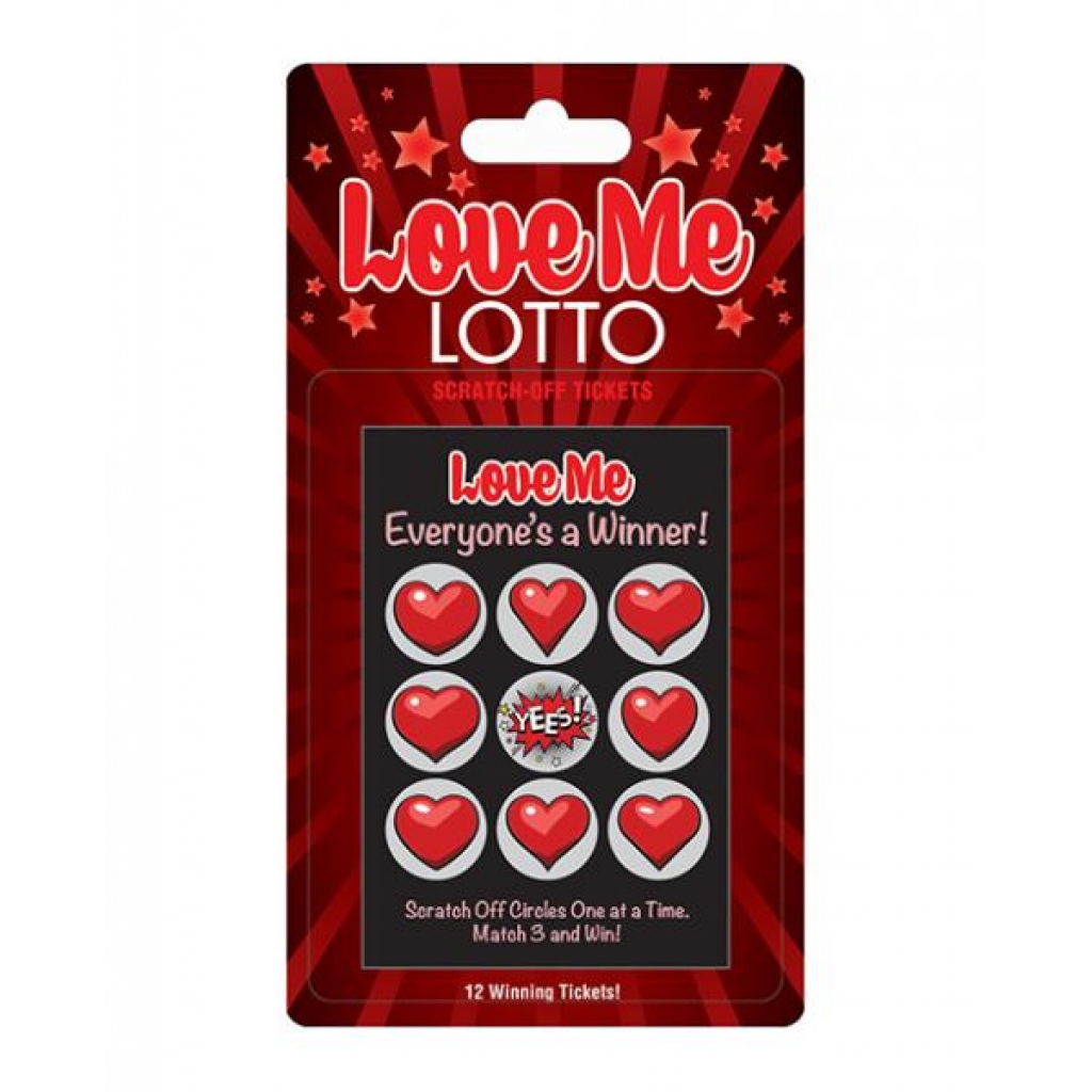 Love Me Lotto 12 Winning Tickets – Playful Fun