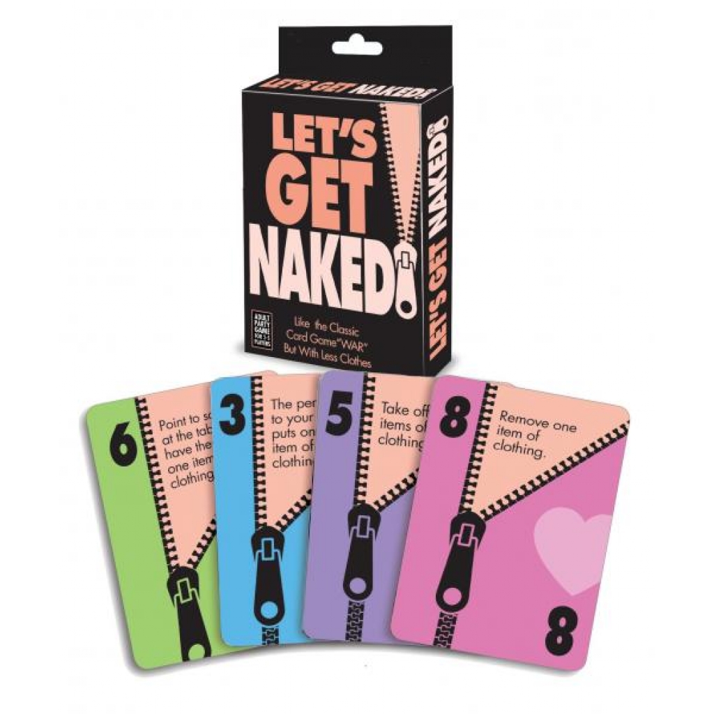 Let's Get Naked Party Card Game - Adults Only