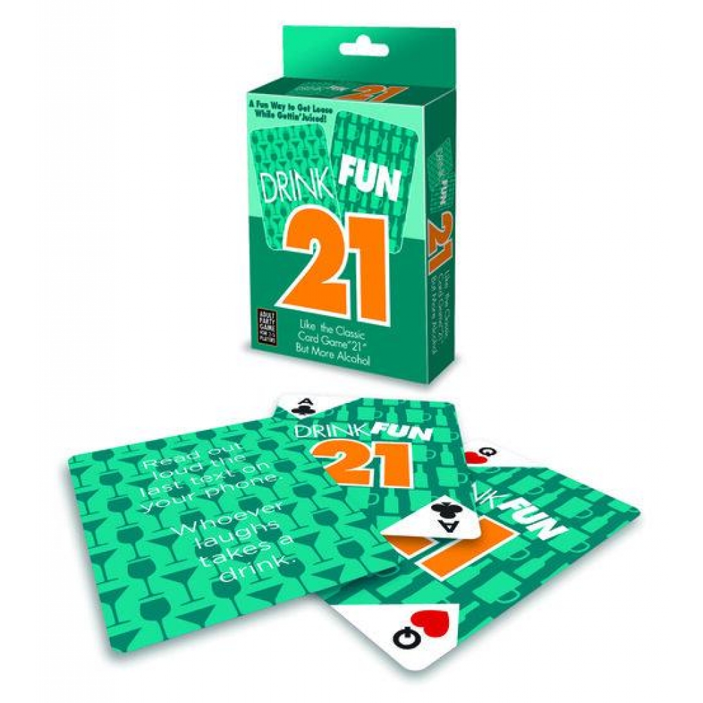 Drink Fun 21 Card Game - Adult Party Fun