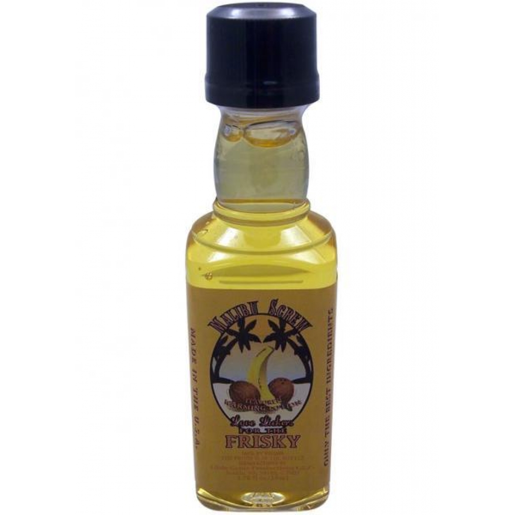 Love Lickers Flavored Warming Oil - 1.76oz - Malibu Screw