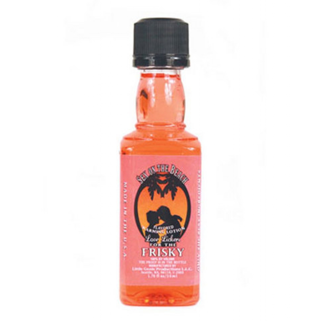 Love Lickers Flavored Warming Oil - Sex On The Beach 1.76oz - Deliciously Tempting