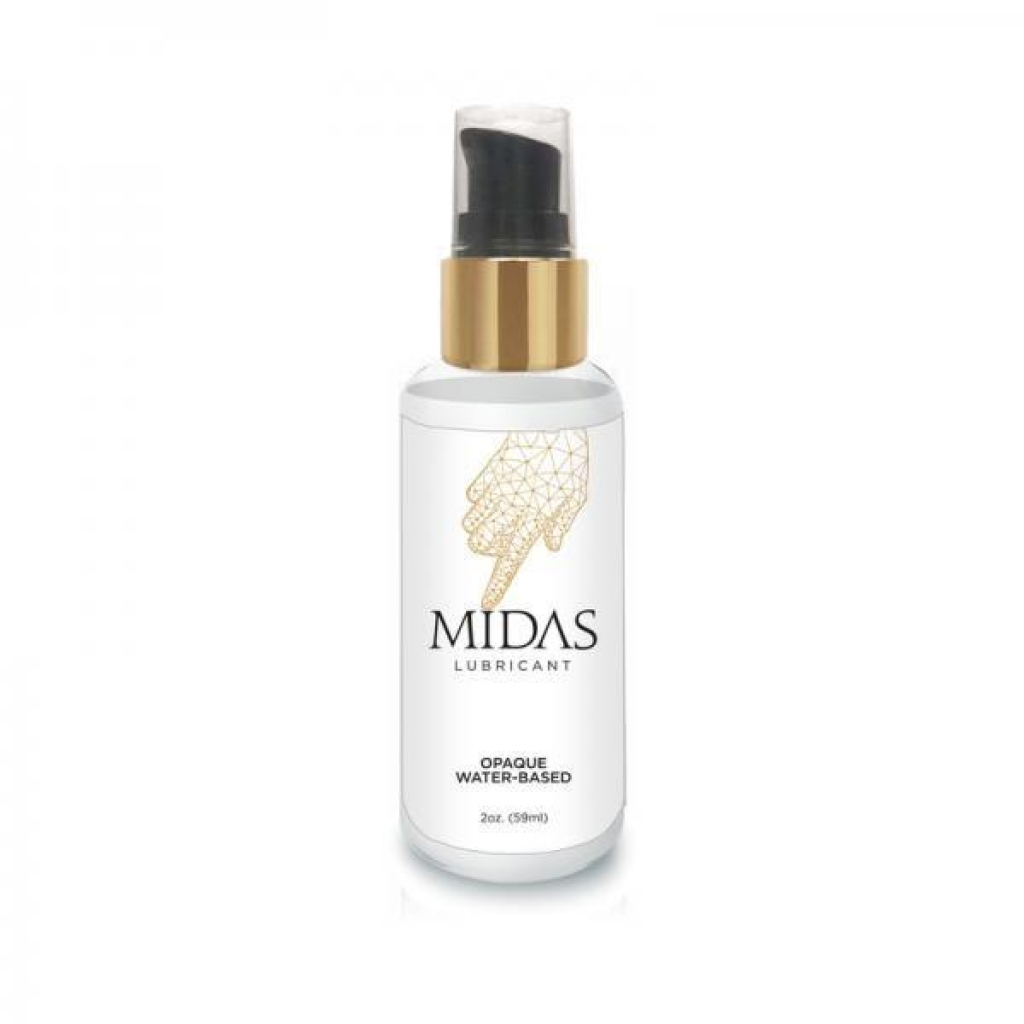 Midas Opaque Water-Based Lube - 2 Oz of Velvet Sensation