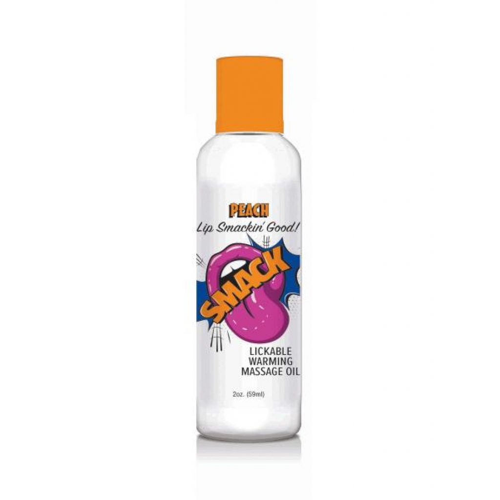 Smack Peach Warming Massage Oil - 2 Oz