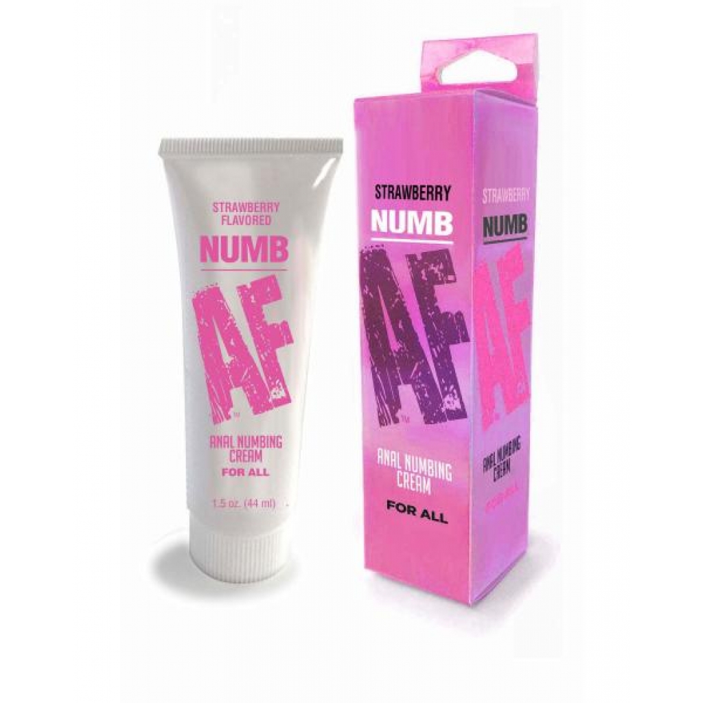 Numb AF Desensitizing Anal Gel Strawberry 1.5 Oz