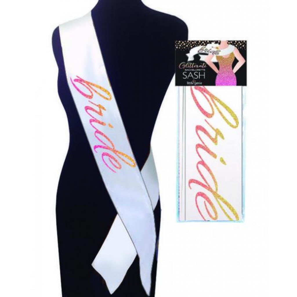 Glitterati Bride Sash - Perfect for Your Special Celebration