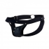 Male Basics Dungeon Peekaboo Jockstrap - Black for a Daring Touch