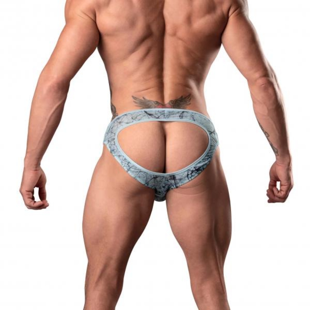 Marble Mesh Moonshine Jock Light Blue L/xl