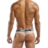 Peep Show Lo Rise Thong - White Size S/M