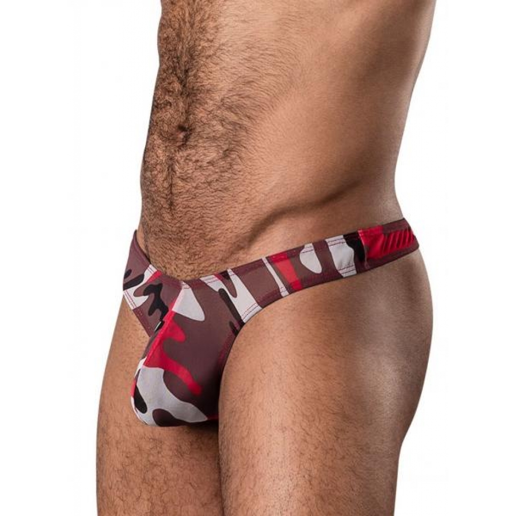 Cumouflage Bong Thong in Red L/XL for Comfort and Style