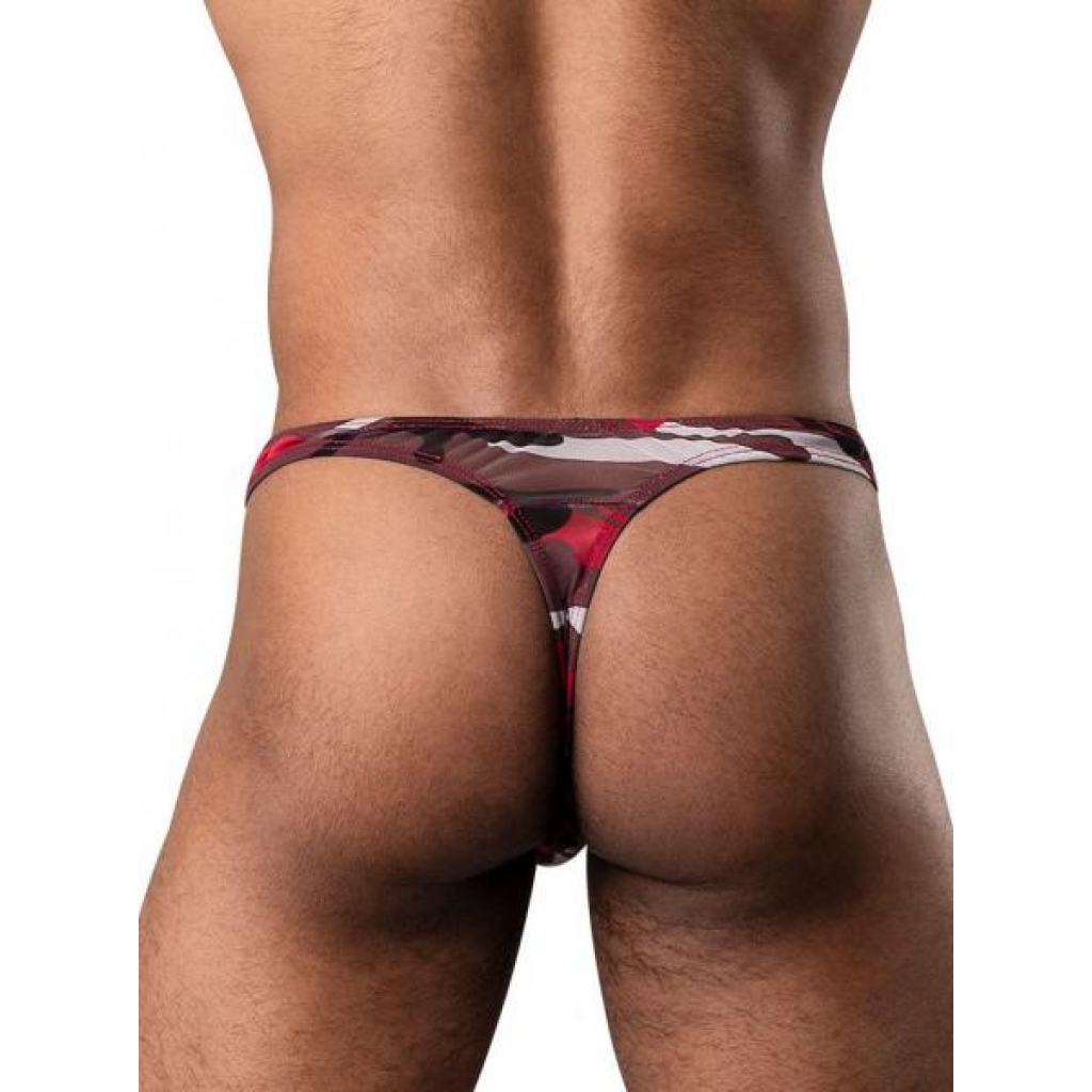 Cumouflage Bong Thong - Red (S/M)