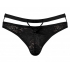 Lucifer Cutout Thong Black L/XL - Stunning Men’s Lingerie