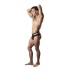 Lucifer Cutout Thong Black - S/M