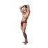 Lucifer Cutout Thong Burgundy L/XL