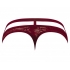 Lucifer Cutout Thong Burgundy L/XL