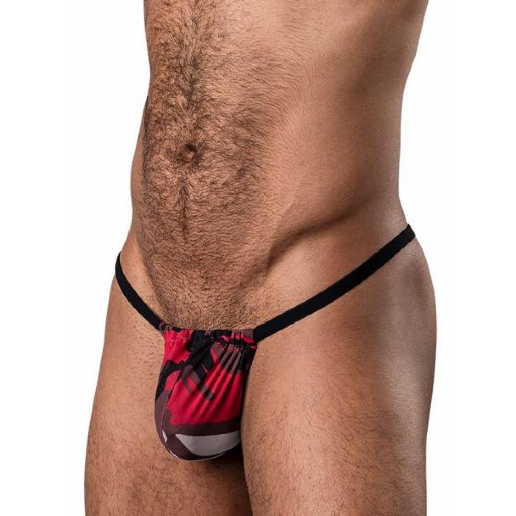 Camouflage Print Stretch G-String by Male Power