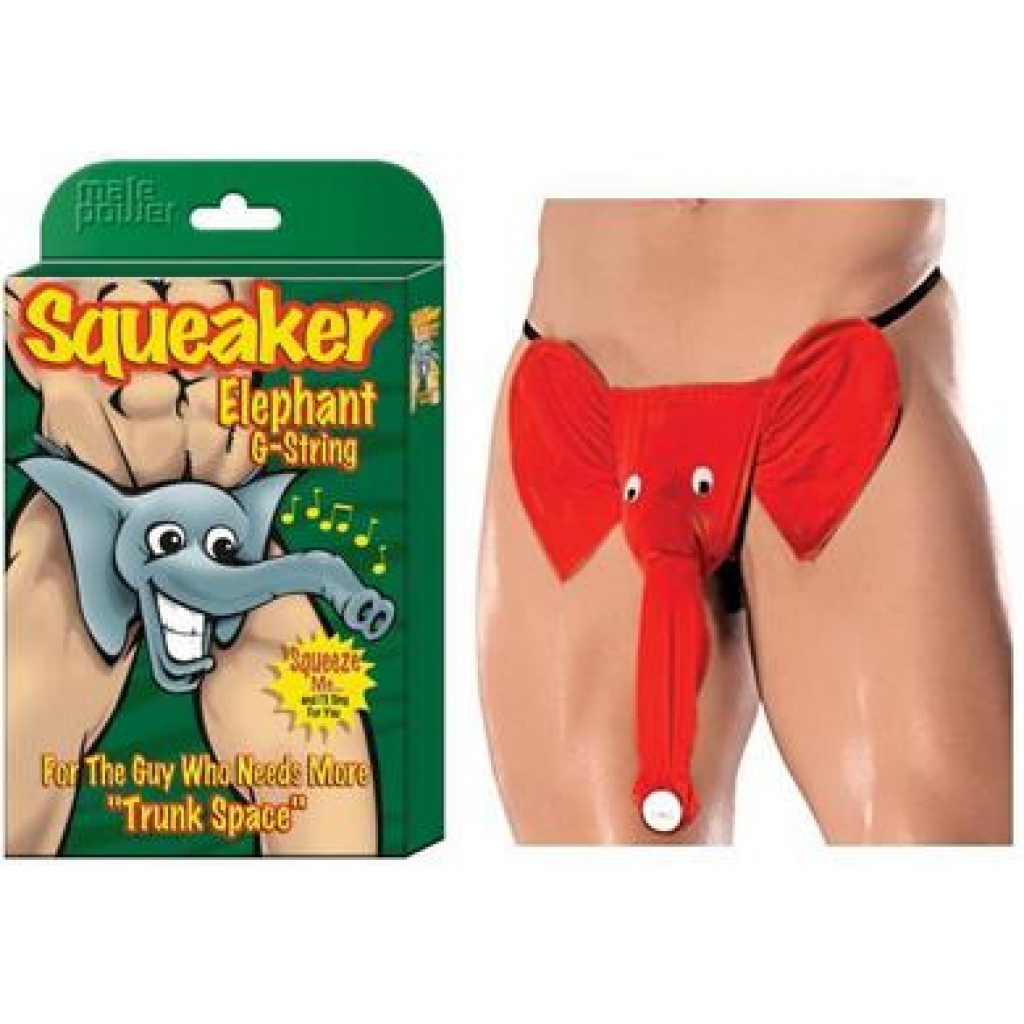 Squeaker Elephant G-String - Assorted