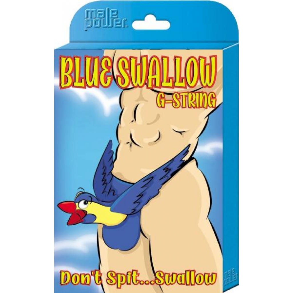 Blue Swallow Posing Strap - Novelty O/S