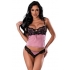 Sensual Desires Cami and Cheeky Panty Set - Mauve - L/XL