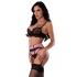 Sensual Desires Bra Cincher & Thong Mauve 2xl