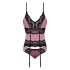 Sensual Desires Basque & Tanga Set Mauve S/m