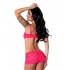 Get It Girl Bra Skirt & Thong Set Pink L/XL