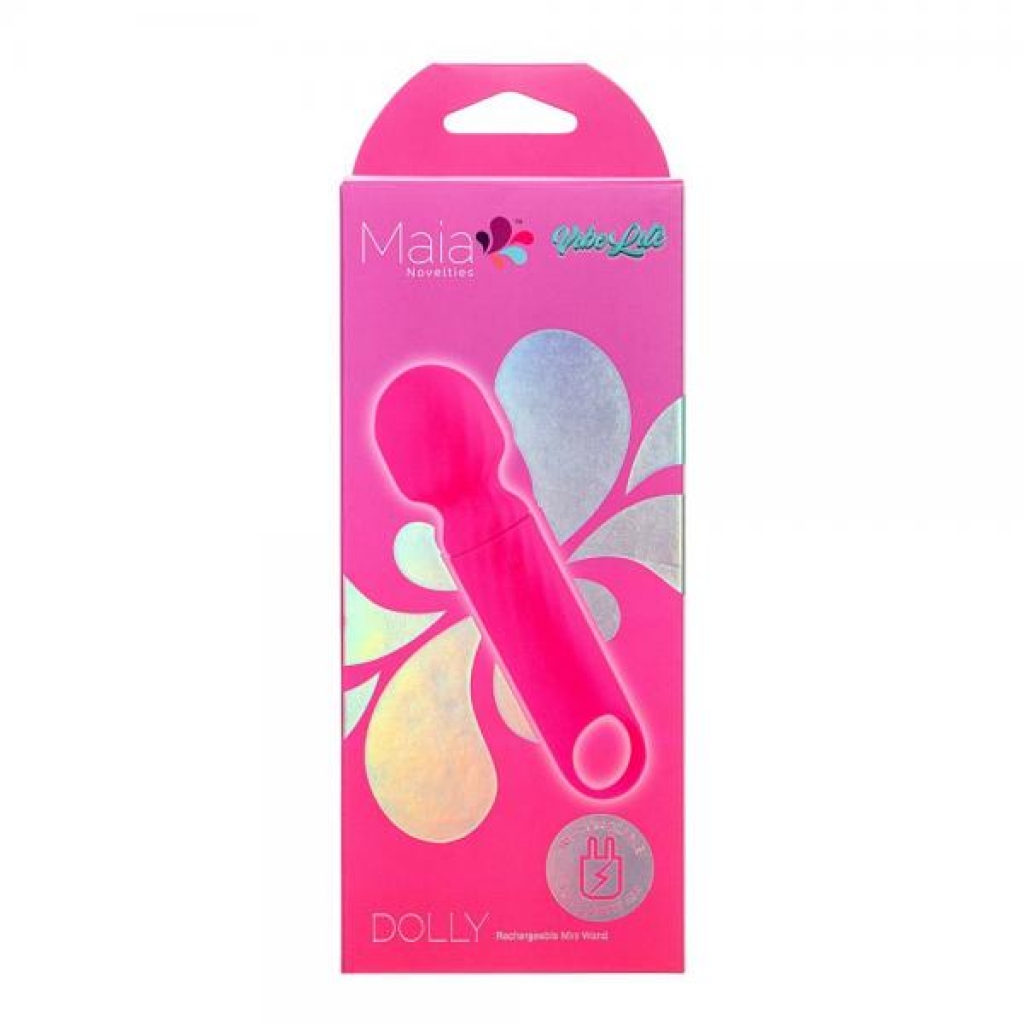 Dolly Pink Silicone Mini Wand Rechargeable - Powerful Mini Companion