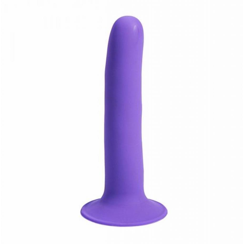 Marin 8 in Posable Silicone Dong - Purple