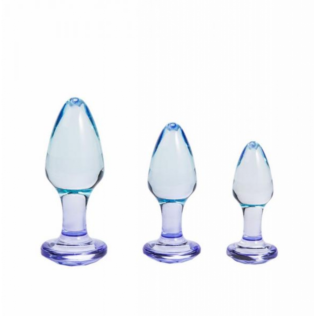 Butties 3-piece Acrylic Anal Plug Set