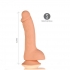 Kyle 8-Inch Realistic Silicone Dong - Beige