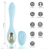 Harmonie Dual Vibrator - Teal Silicone Rechargeable