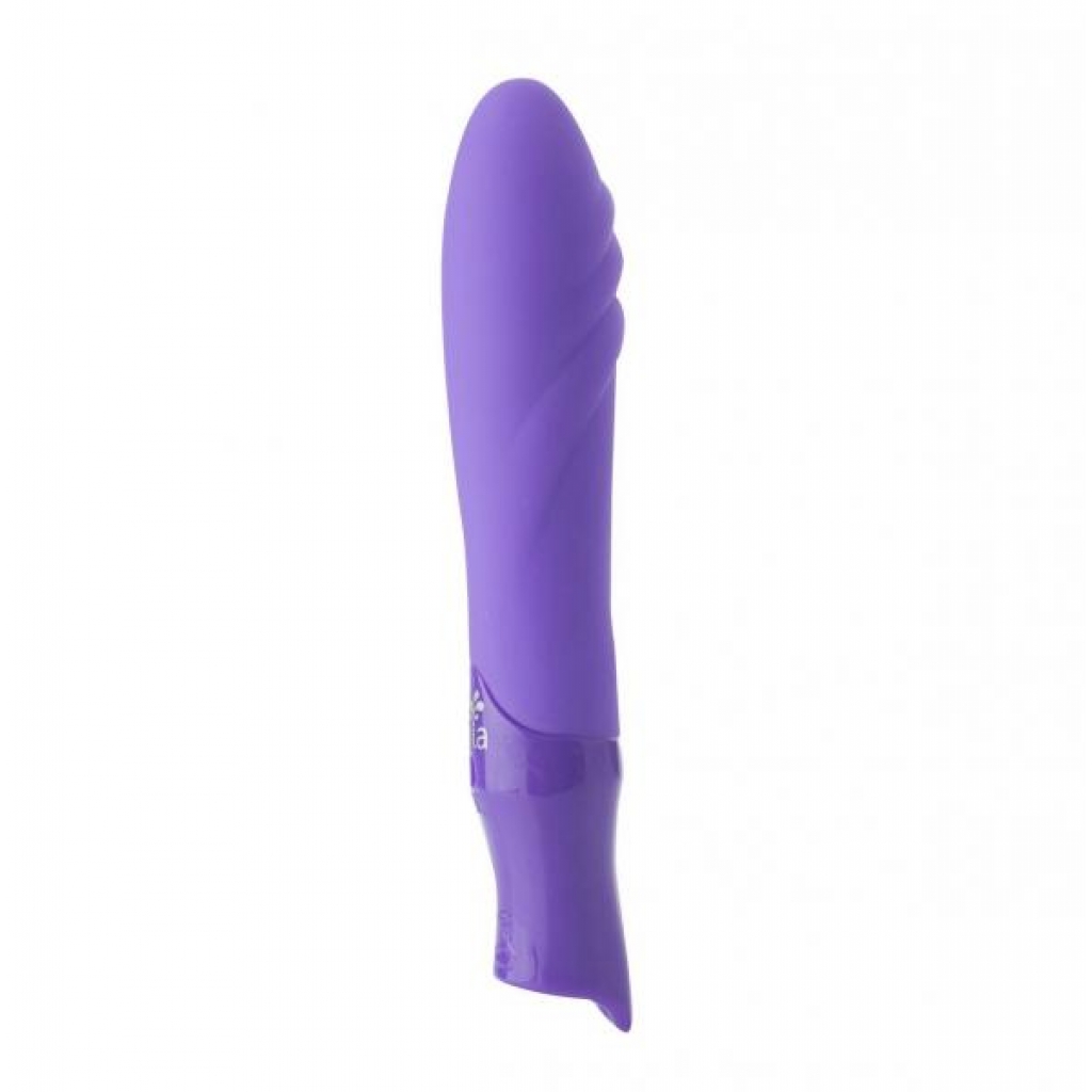 Margo Maia Silicone Textured Bullet Vibrator - Rechargeable Purple Pleasure