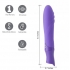 Margo Maia Silicone Textured Bullet Vibrator - Rechargeable Purple Pleasure