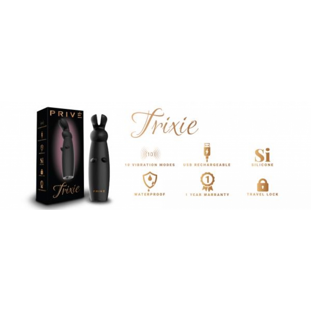 Prive Trixie Bunny Vibrator - Delight and Pleasure Revolutionized