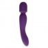 Wild Pop Vibe Dual Wand - Purple - Double the Pleasure