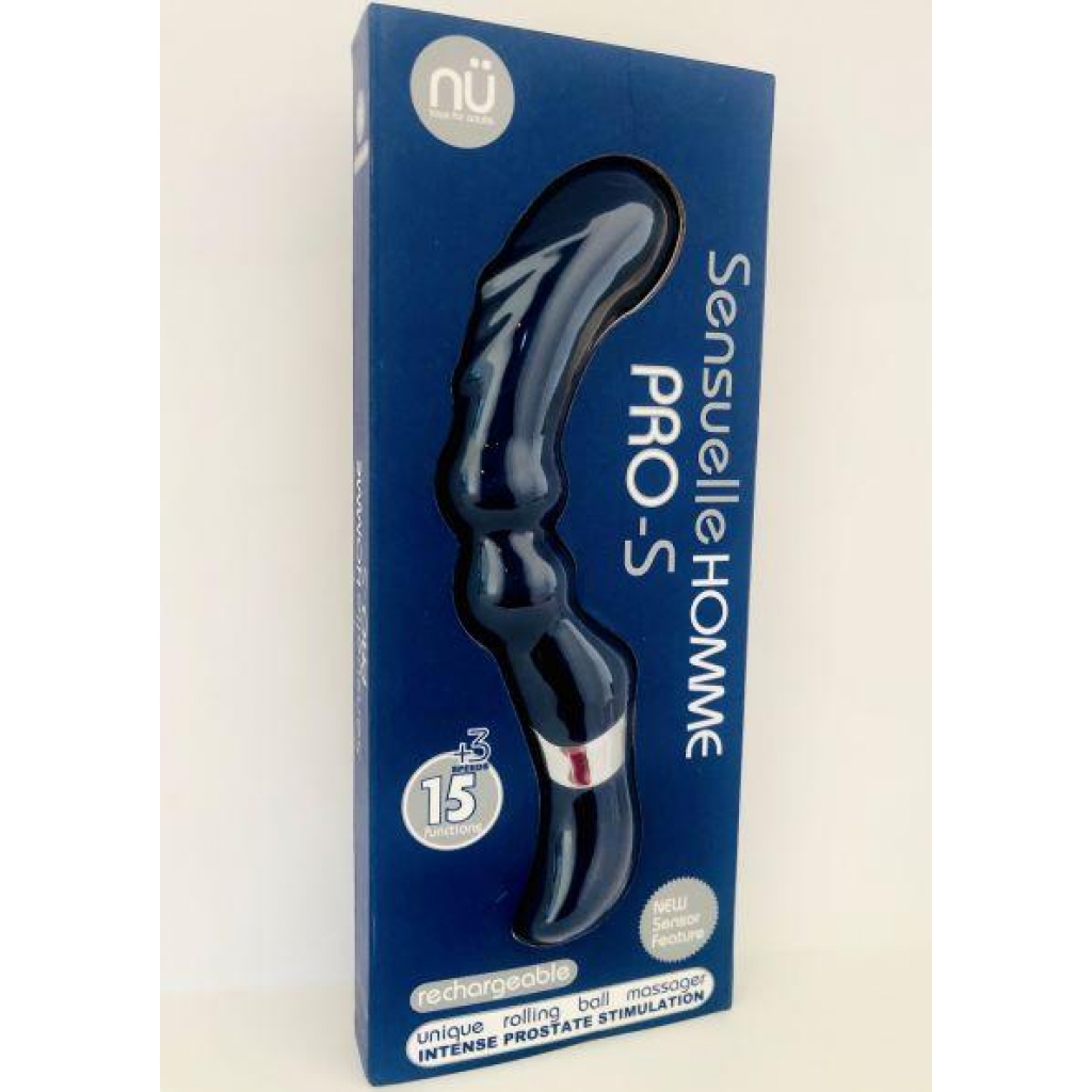 Sensuelle Homme Pro-S Prostate Massager - Navy Blue