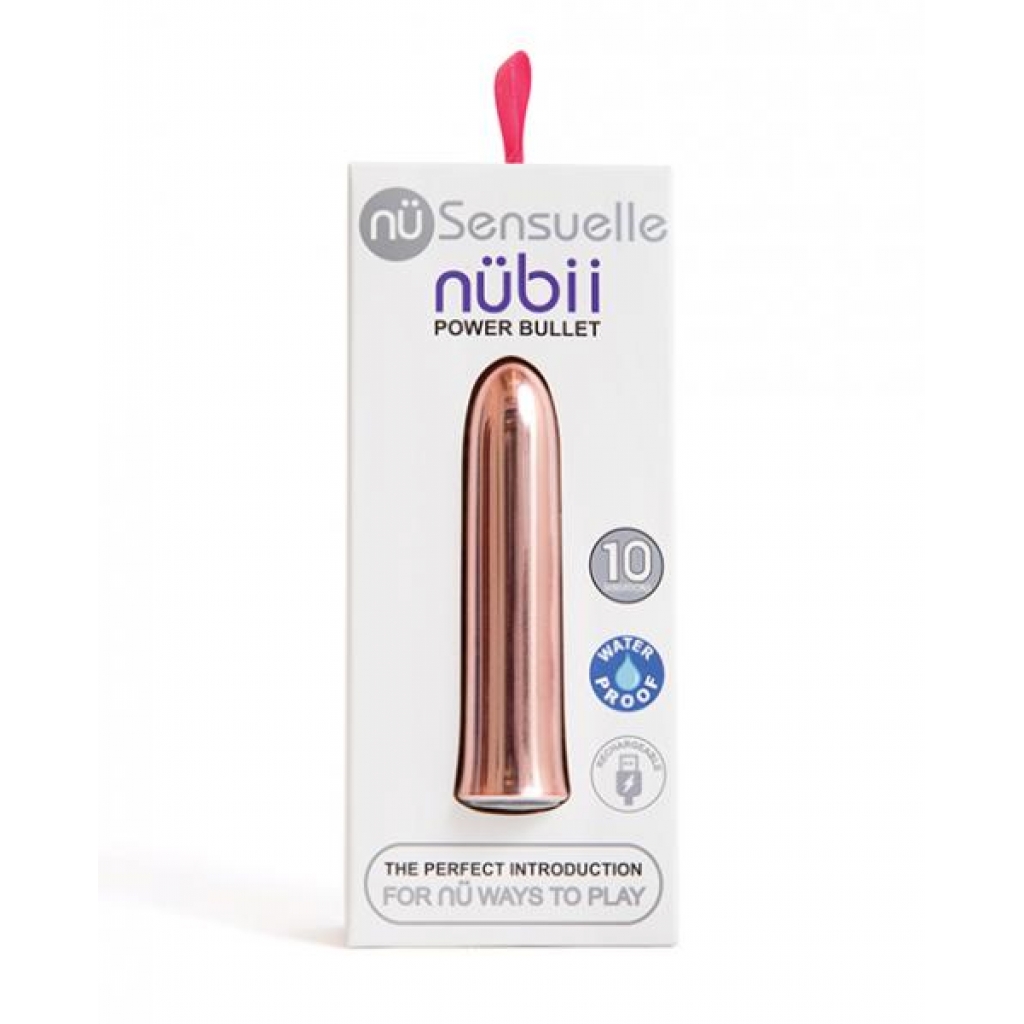 Sensuelle Nubii Bullet Vibrator in Rose Gold