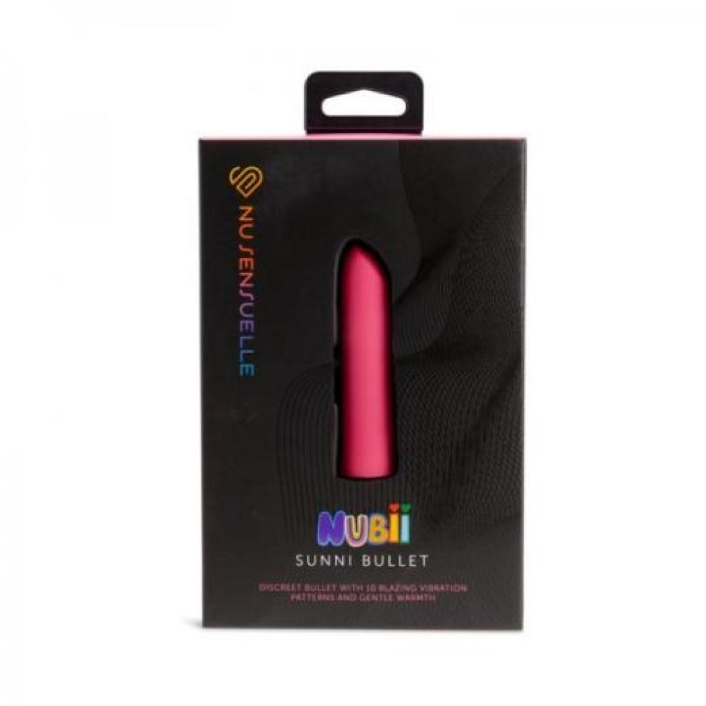 Sensuelle Nubii Sunni Warming Bullet - Versatile Pleasure in Pink