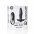 Sensuelle Mini Remote-Controlled Rechargeable Butt Plug - Black