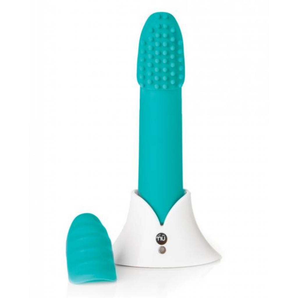 Sensuelle Point Plus Teal Blue Bullet Vibrator - Versatile Pleasure