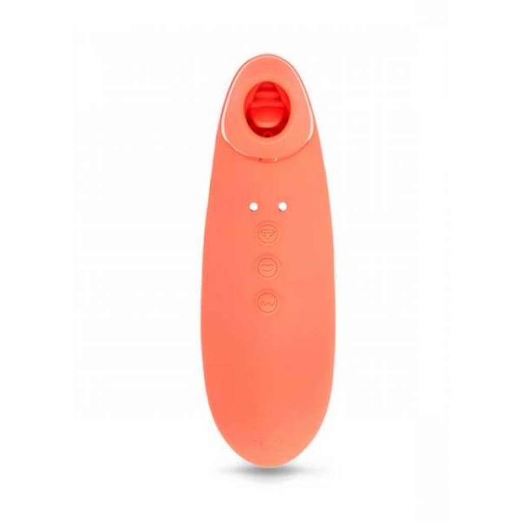 Sensuelle Trinitii Coral Tongue Vibrator - Triple Sensation Delight