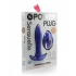 Power Plug Remote Control Butt Plug - Ultra Violet