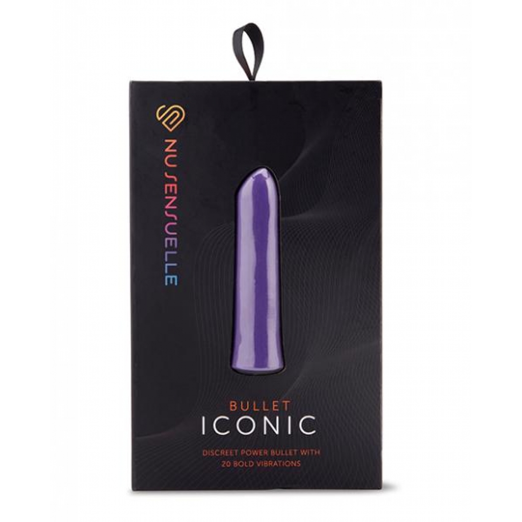 Sensuelle Iconic Bullet Vibrator - Deep Purple