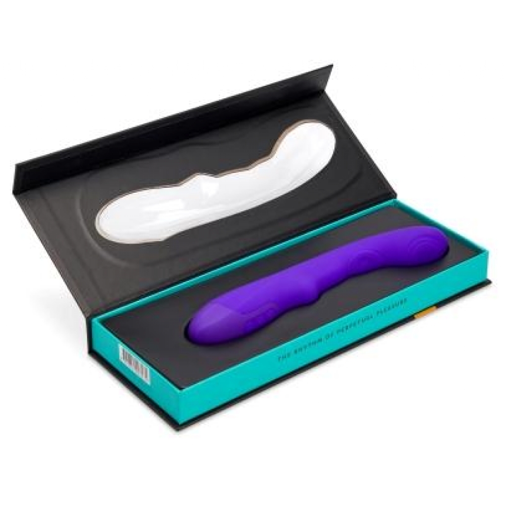 Sensuelle Vivi Double Tapping Vibe - Deep Purple Pleasure Device