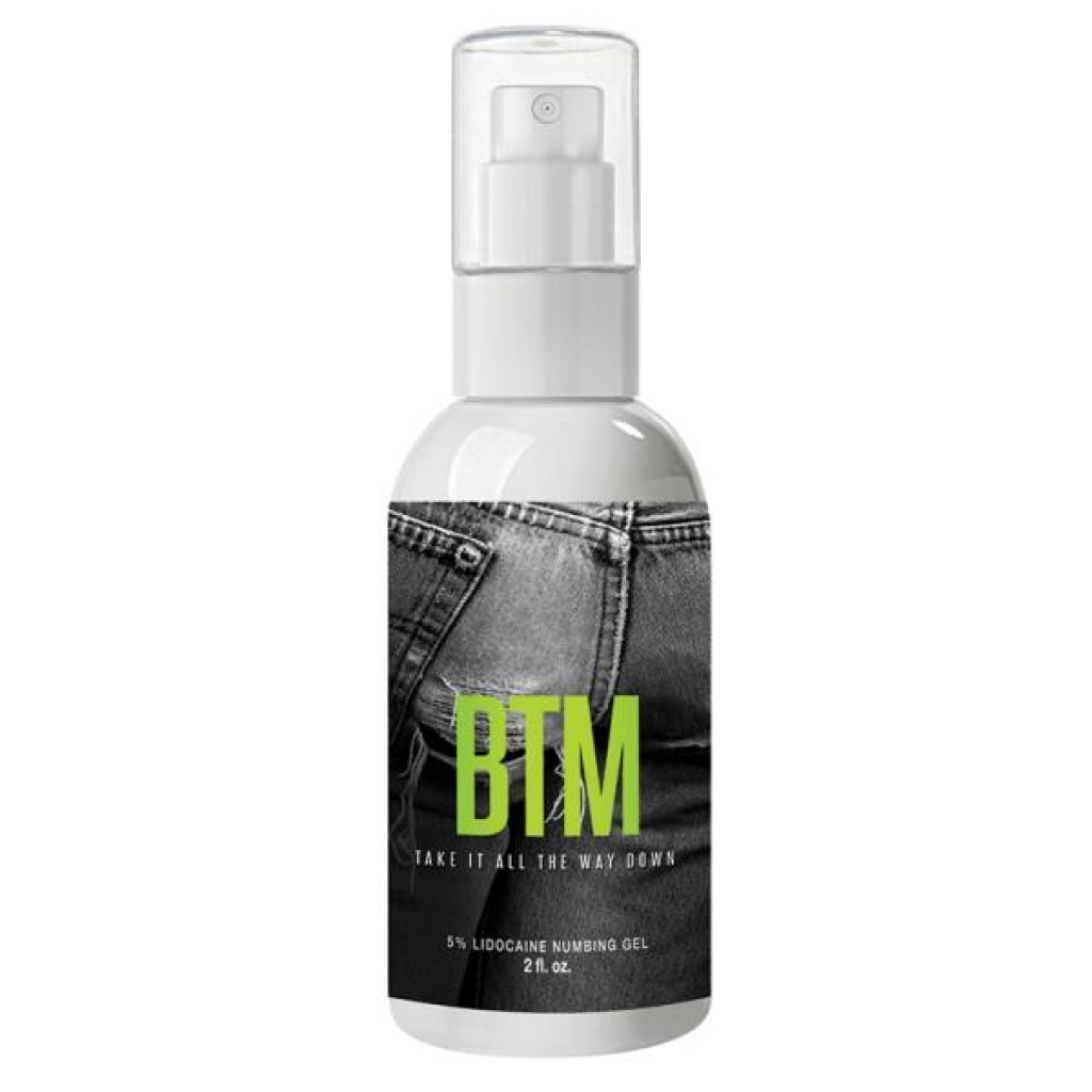 BTM Anal Relax Gel - 2oz Numbing Formula