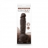 Colours Pleasures Vibrating 5-Inch Dildo - Dark Brown